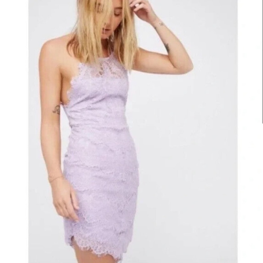 Free people she’s got it slip lilac dress